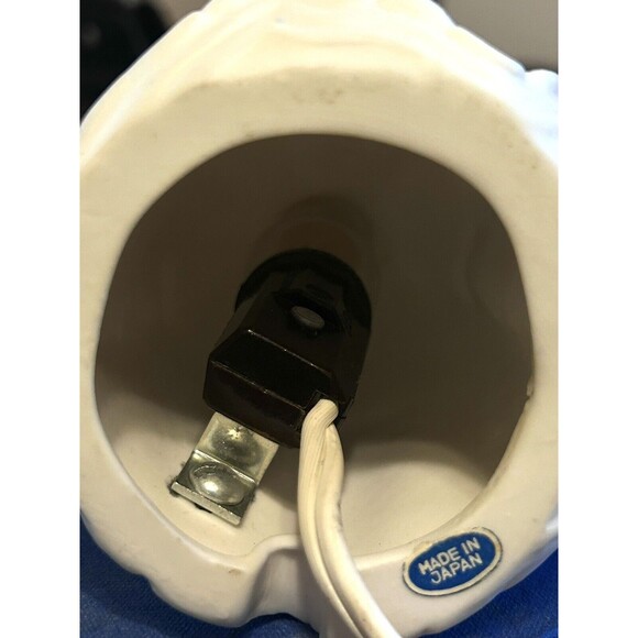 Porcelain Girl in Dress Night Light Lamp With Bouquet Of Flowers Japan GAR-G4 - Picture 7 of 7